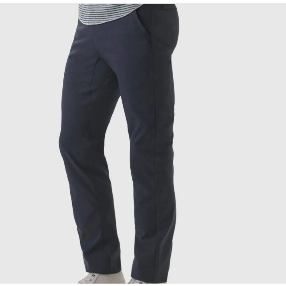 Jack Archer Mens Navy Performance Comfort Golf Travel Jetsetter Pant 36x30